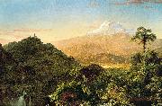 Frederick Edwin Church South American landscape oil